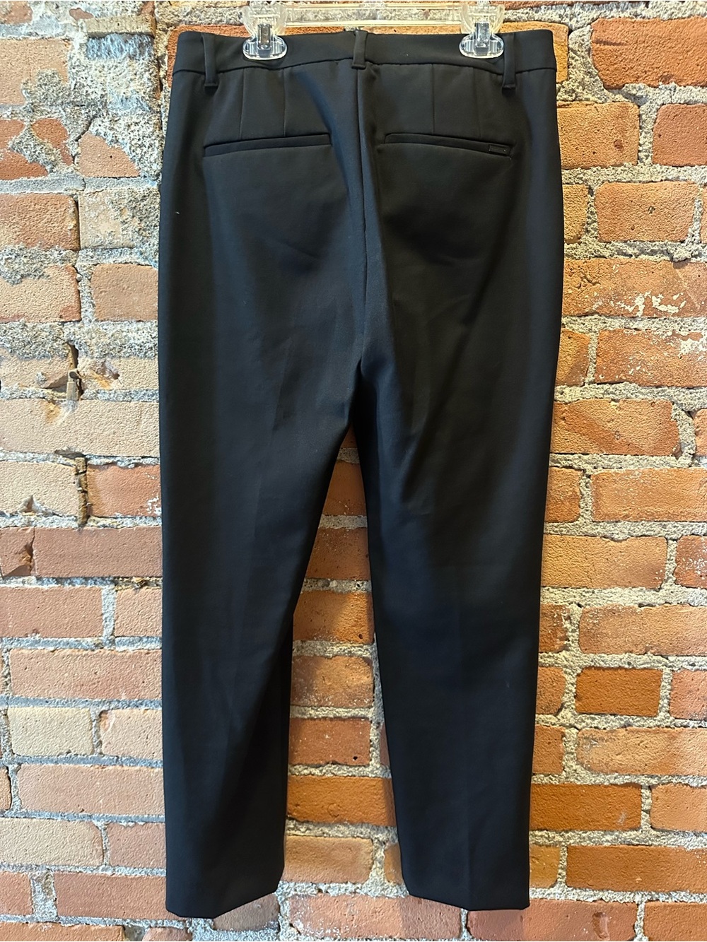 White House Black Market Black Ankle-Length Slim Pants - Picture 2 of 3